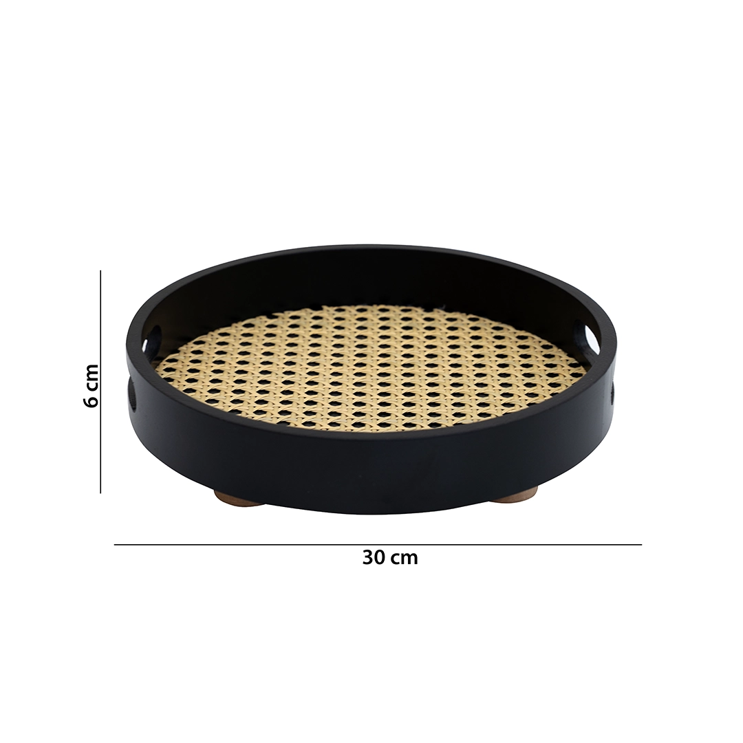 Auden wooden deco tray 6X30X30 cm - Image 2