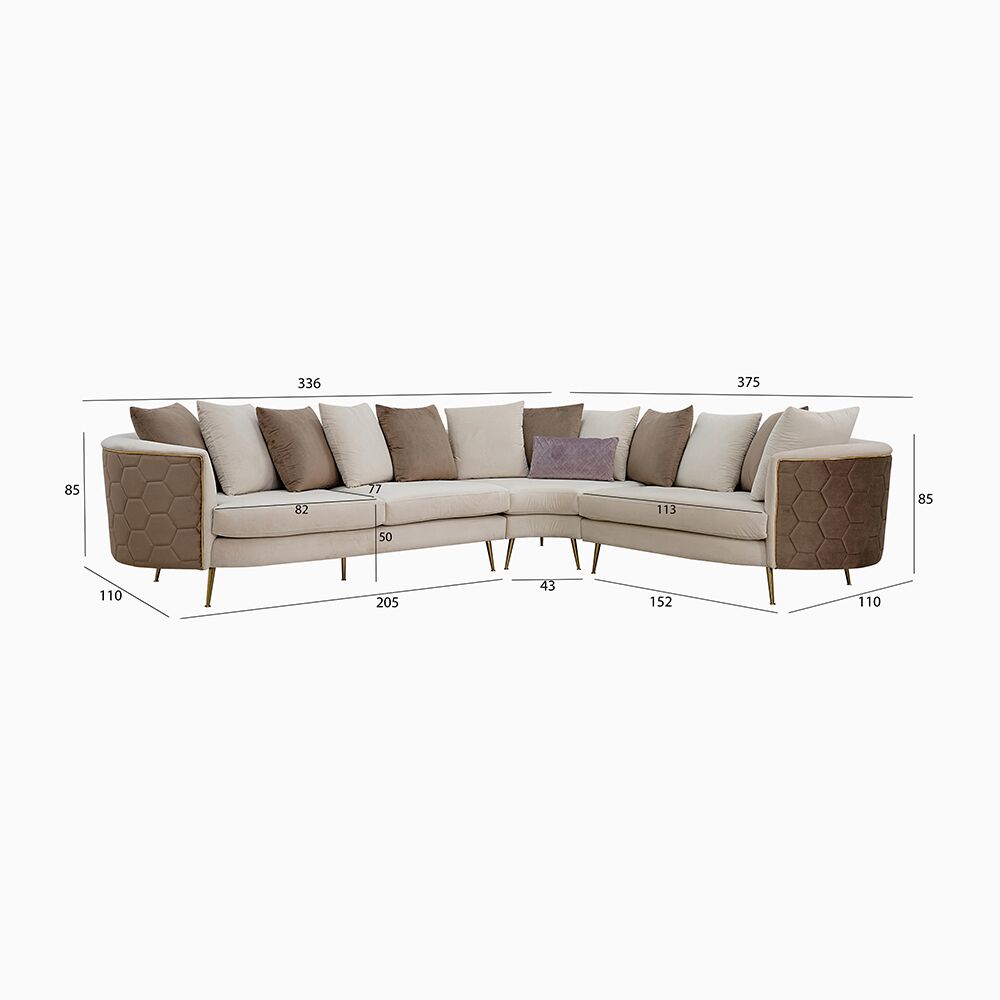 The Esther Corner Sofa - Image 2
