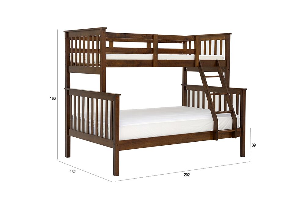 Tiber Kids Bunk Bed-120cm-Oak - Image 2