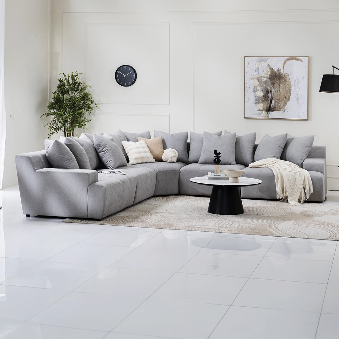 Chemex 5-Seater Corner Sofa - Image 8