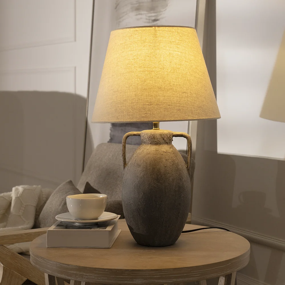 Tria ceramic table lamp 33x33x52cm - Image 6