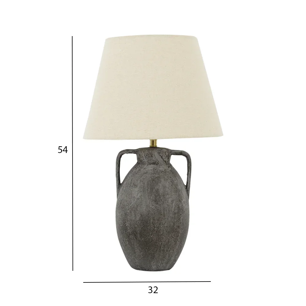 Tria ceramic table lamp 33x33x52cm - Image 2