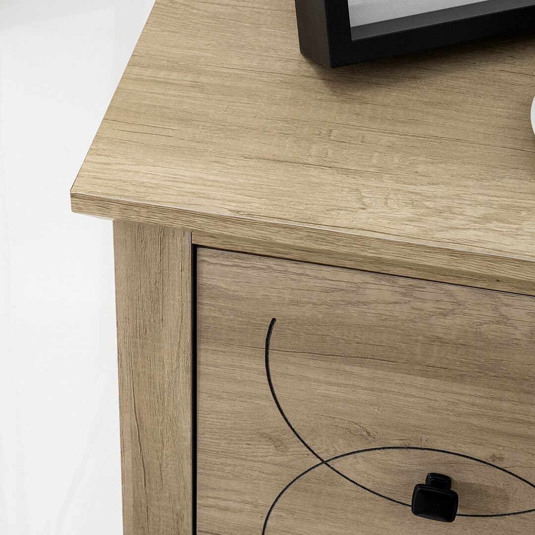 Tyrell End Table-Oak - Image 6