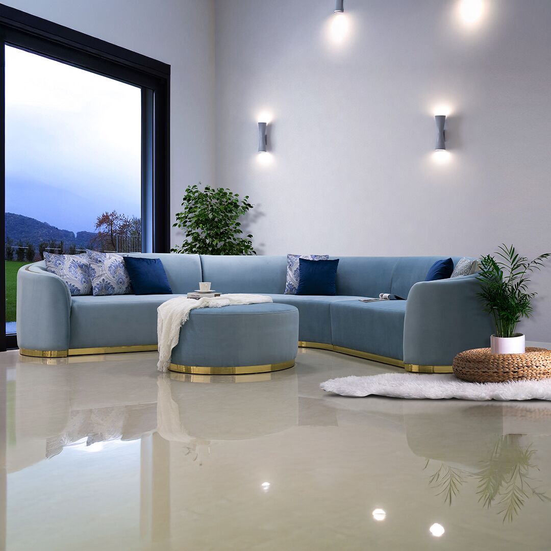 Figo Corner Sofa with Ottoman