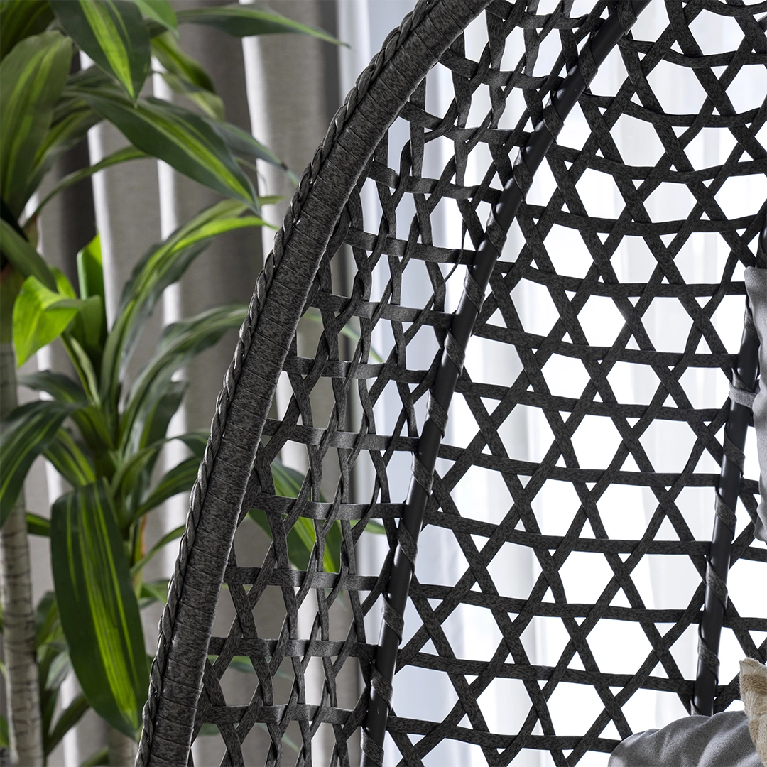 Riva Swing Chair-Grey - Image 4
