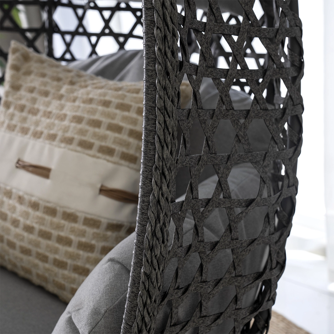 Riva Swing Chair-Grey - Image 5