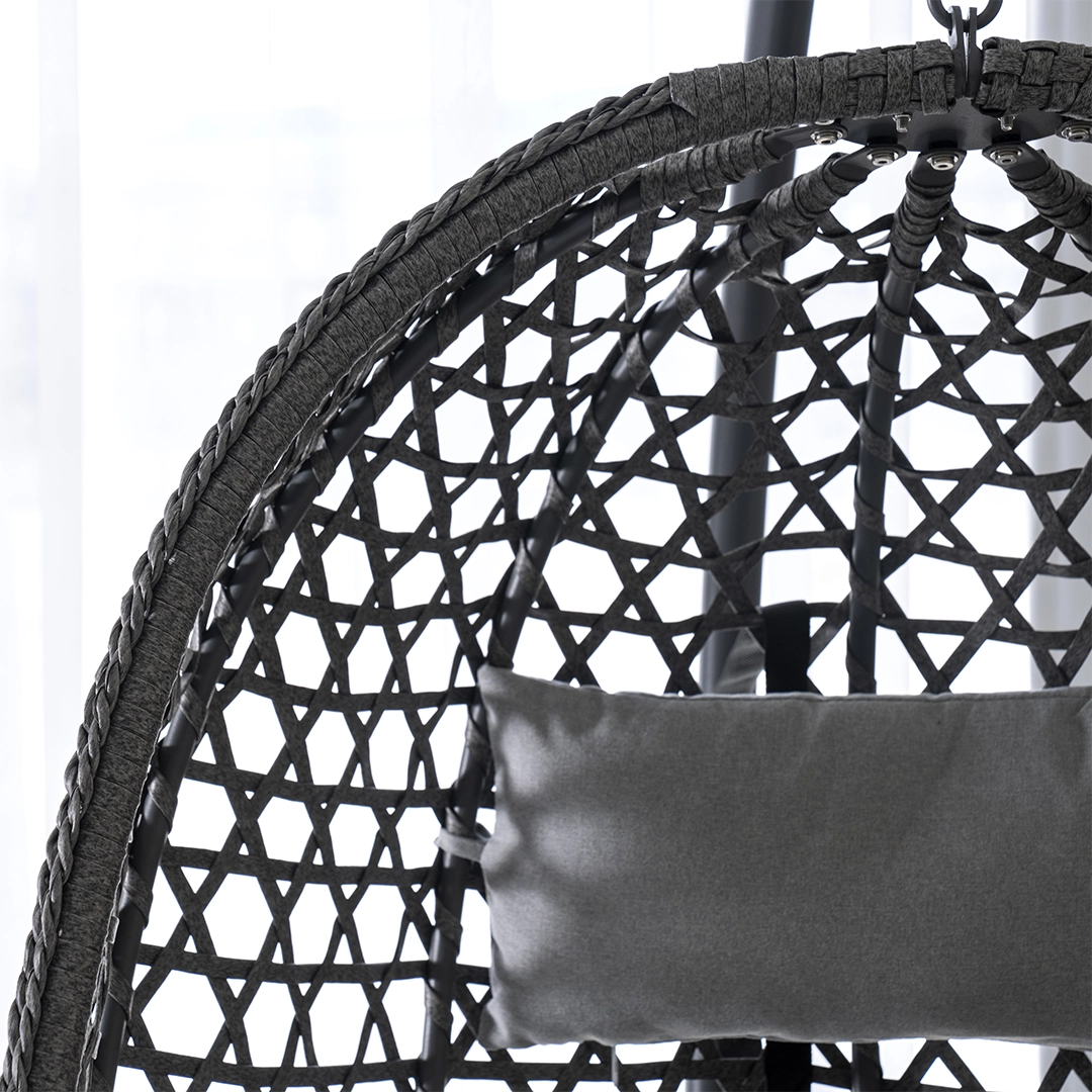 Riva Swing Chair-Grey - Image 7