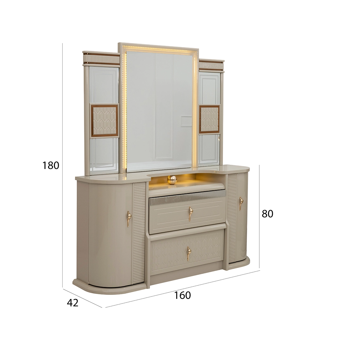 Davy 8-Piece King Bedroom Set-180*200 cm - Image 7