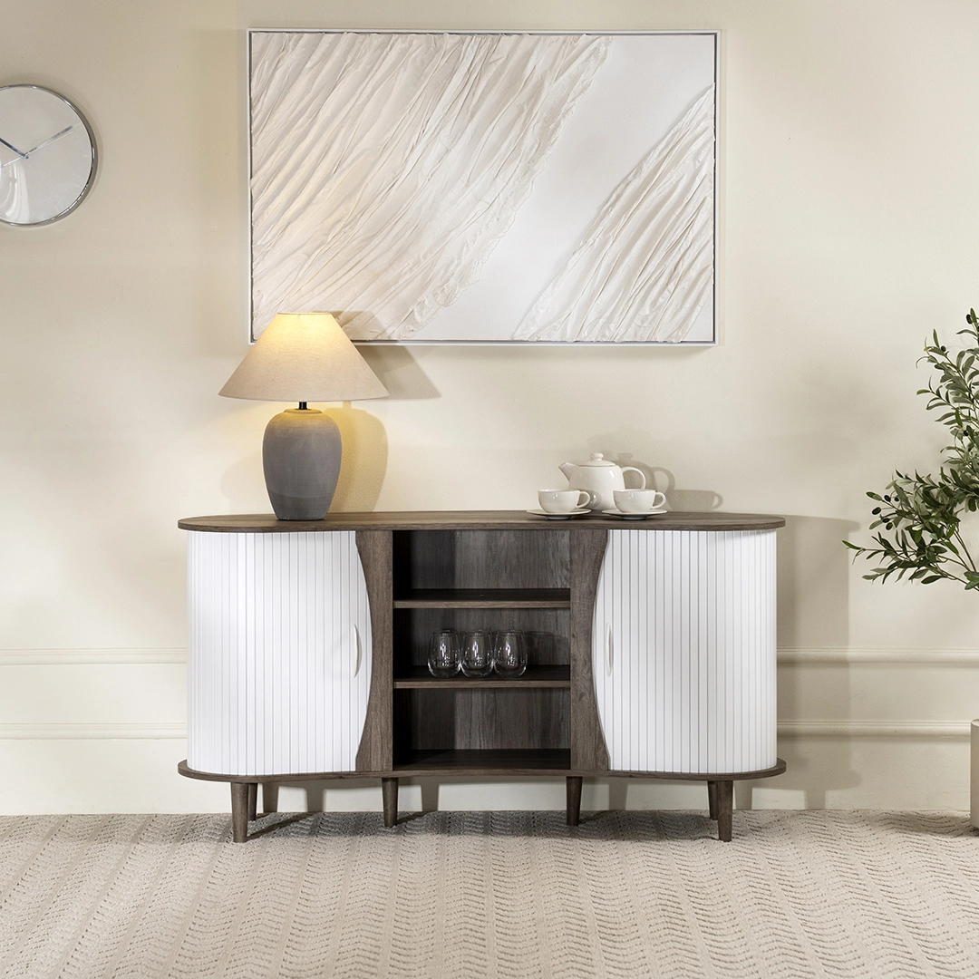 Curve Sideboard-Grey Oak - Image 6