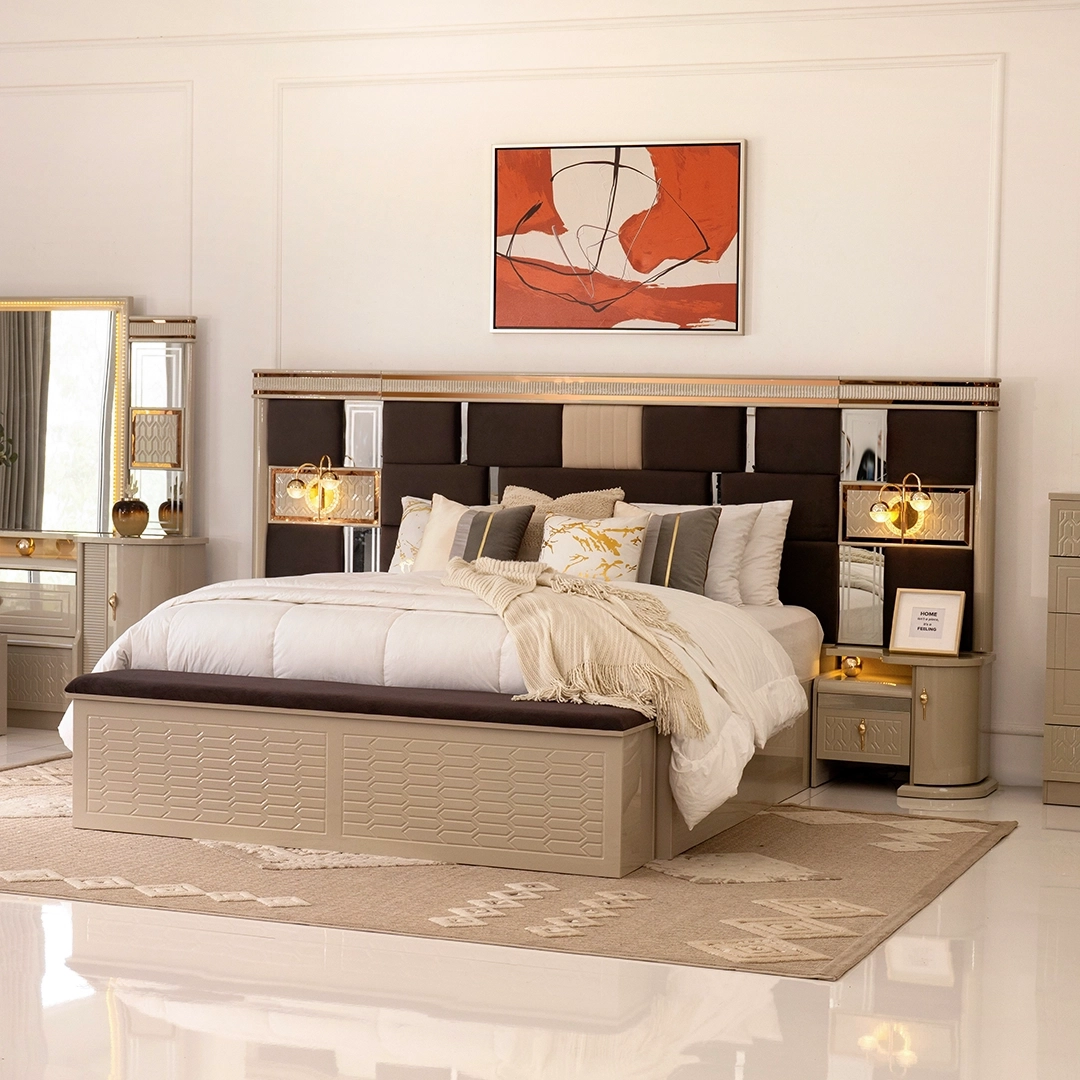 Davy 8-Piece King Bedroom Set-180*200 cm - Image 17