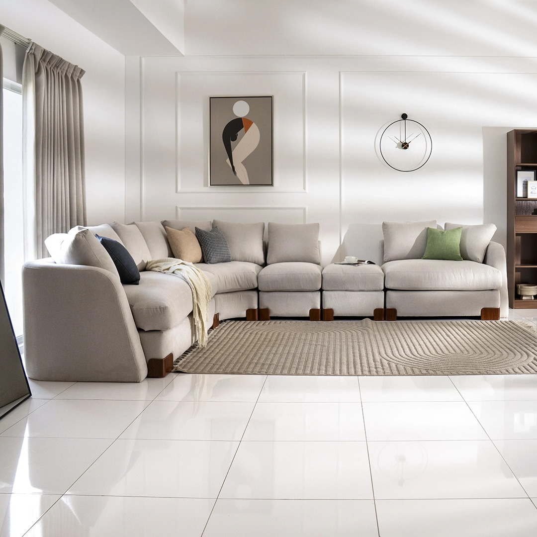 Eren 6-Seater Corner Sofa - Image 8
