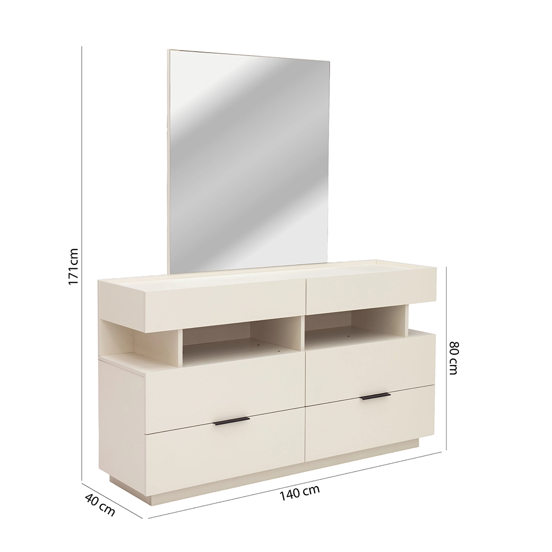 Angelita 6-Piece King Bedroom Set-180*200 cm - Image 5