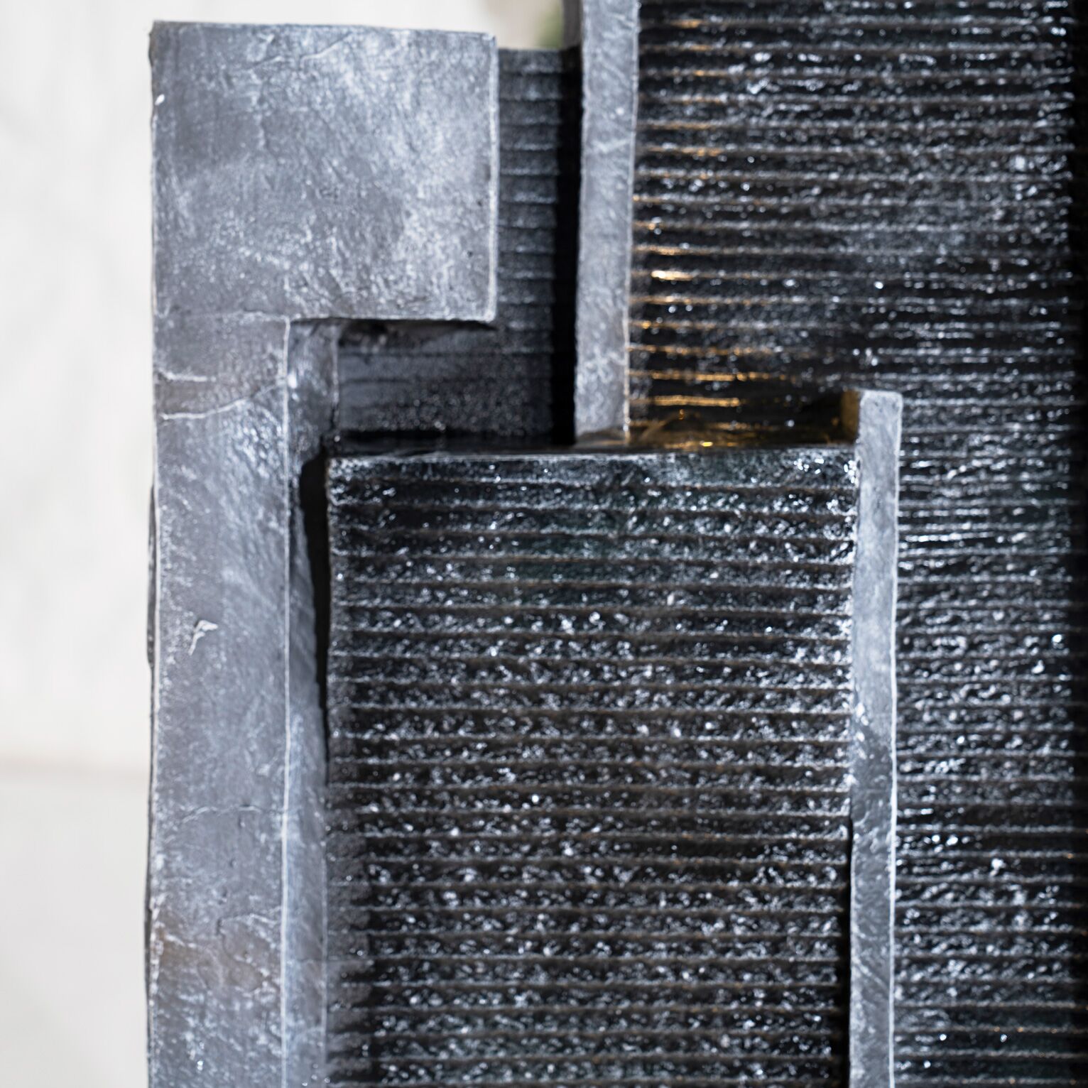 Serene Stone Flow Outdoor Fountain Grey 38x19x100Cm - Image 7