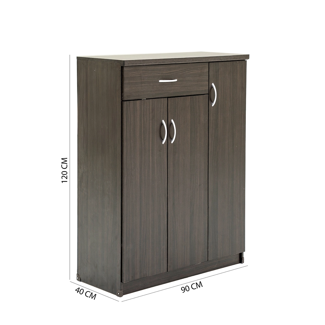 Ravenna Shoe Cabinet-Cappuccino - Image 2