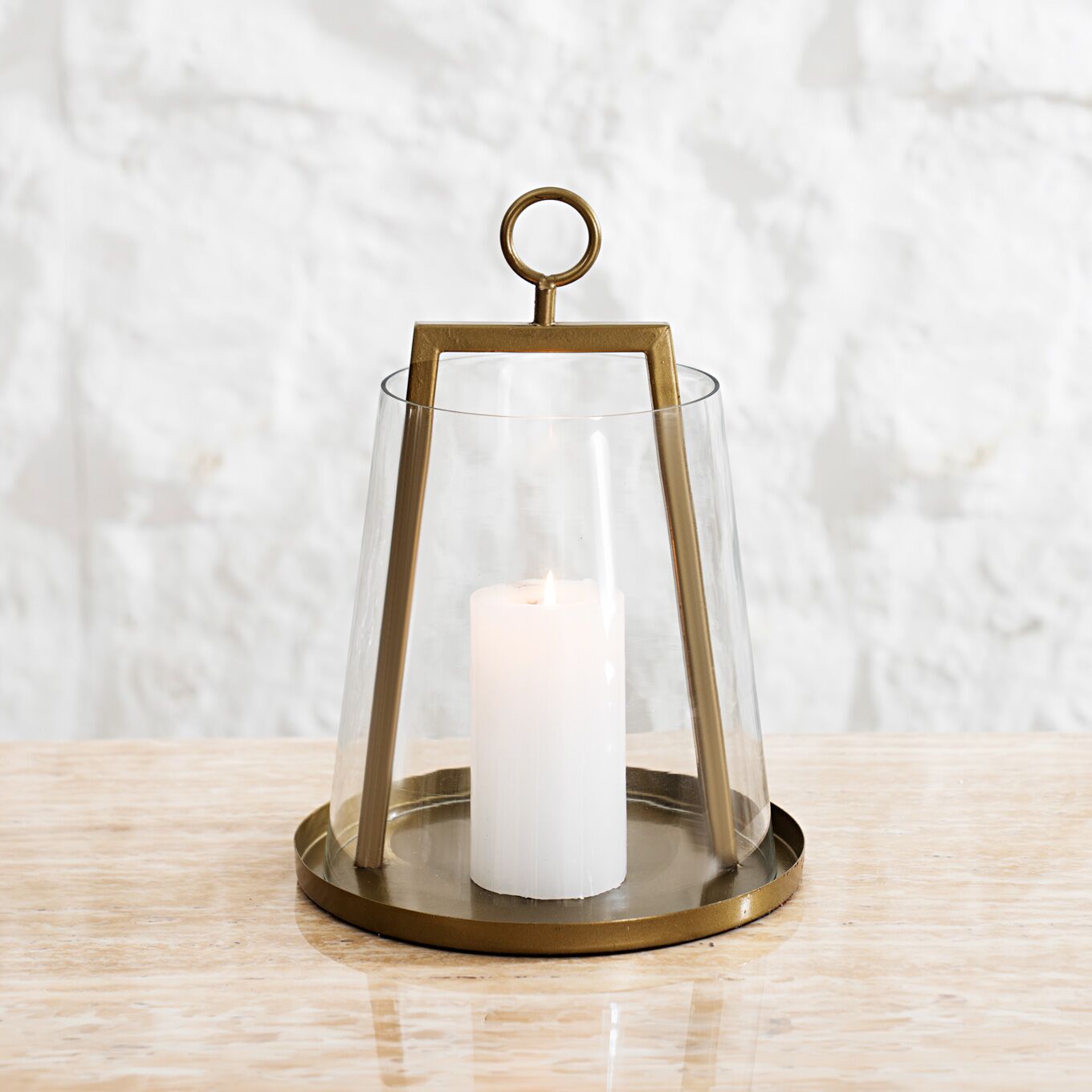 Mesa metal lantern 23X23X33 CM