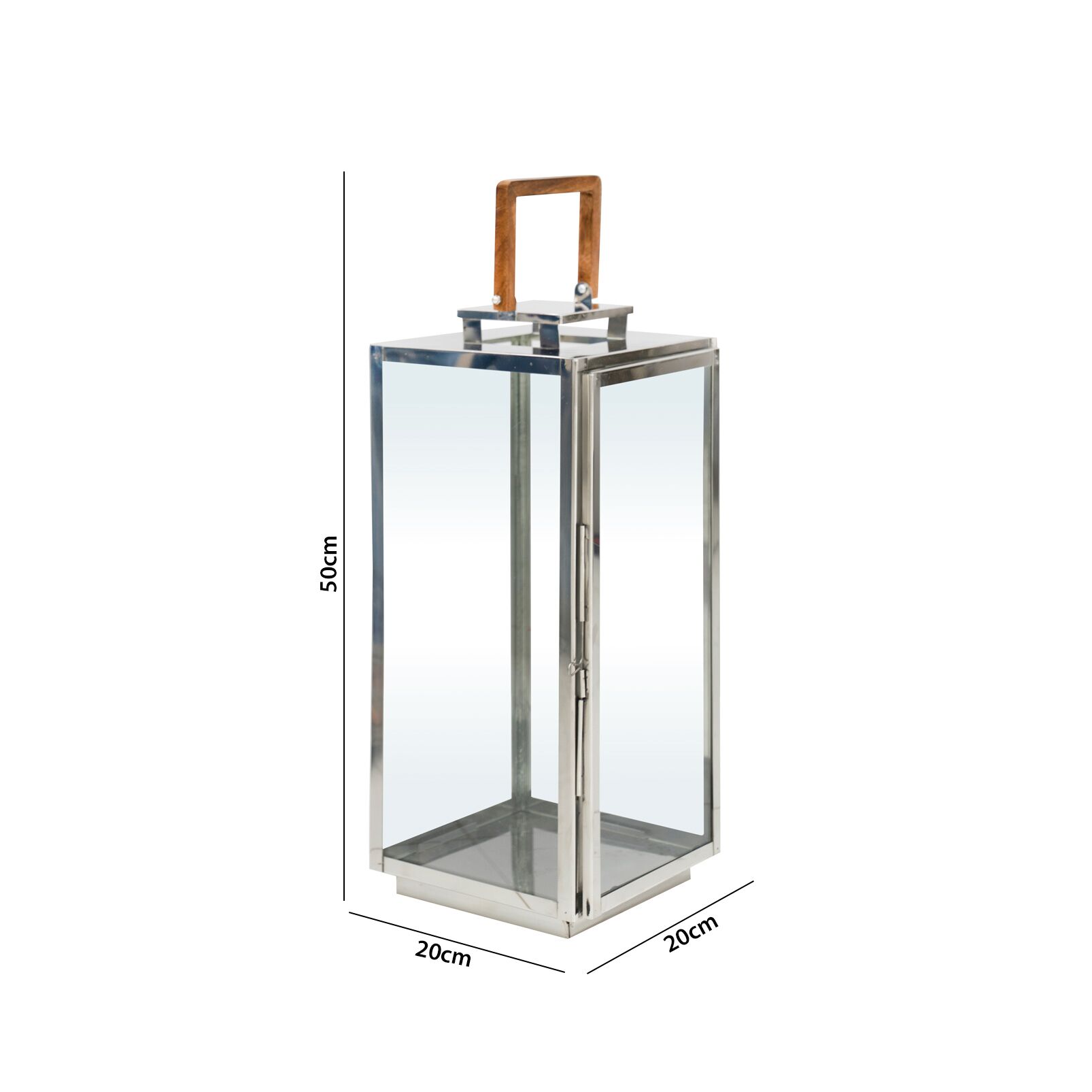 Mesa metal lantern 20X20X50 CM - Image 4