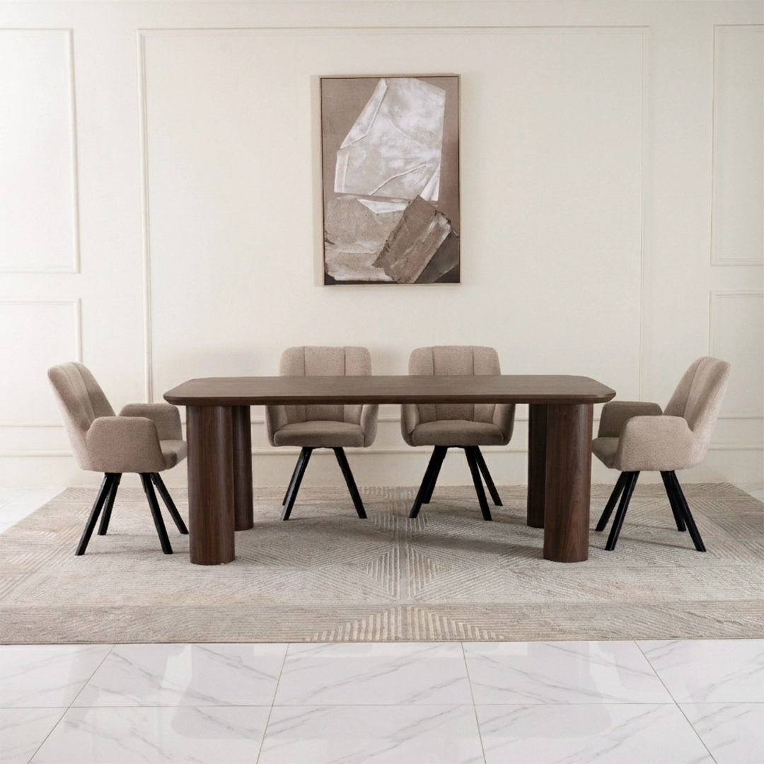 Ken 6-Seater Dining Set - Image 4