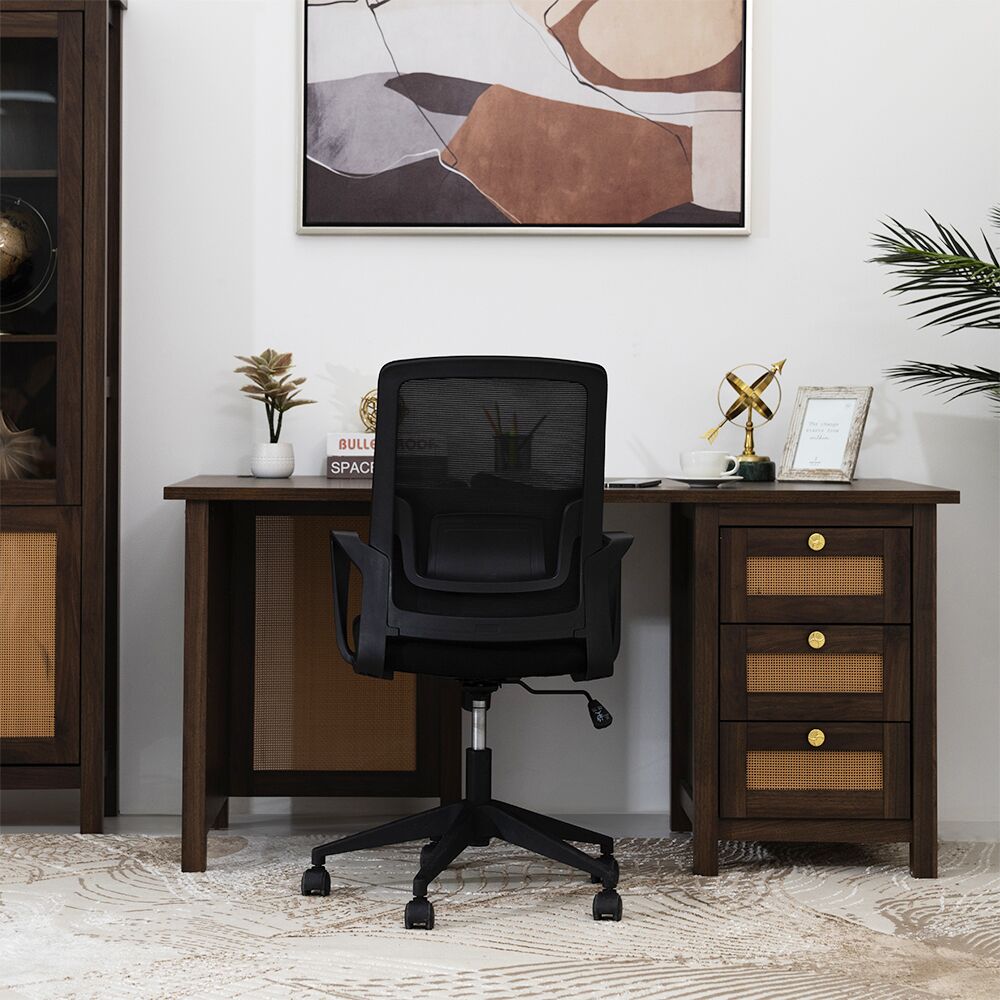 Agoda Study Desk-Walnut - Image 12