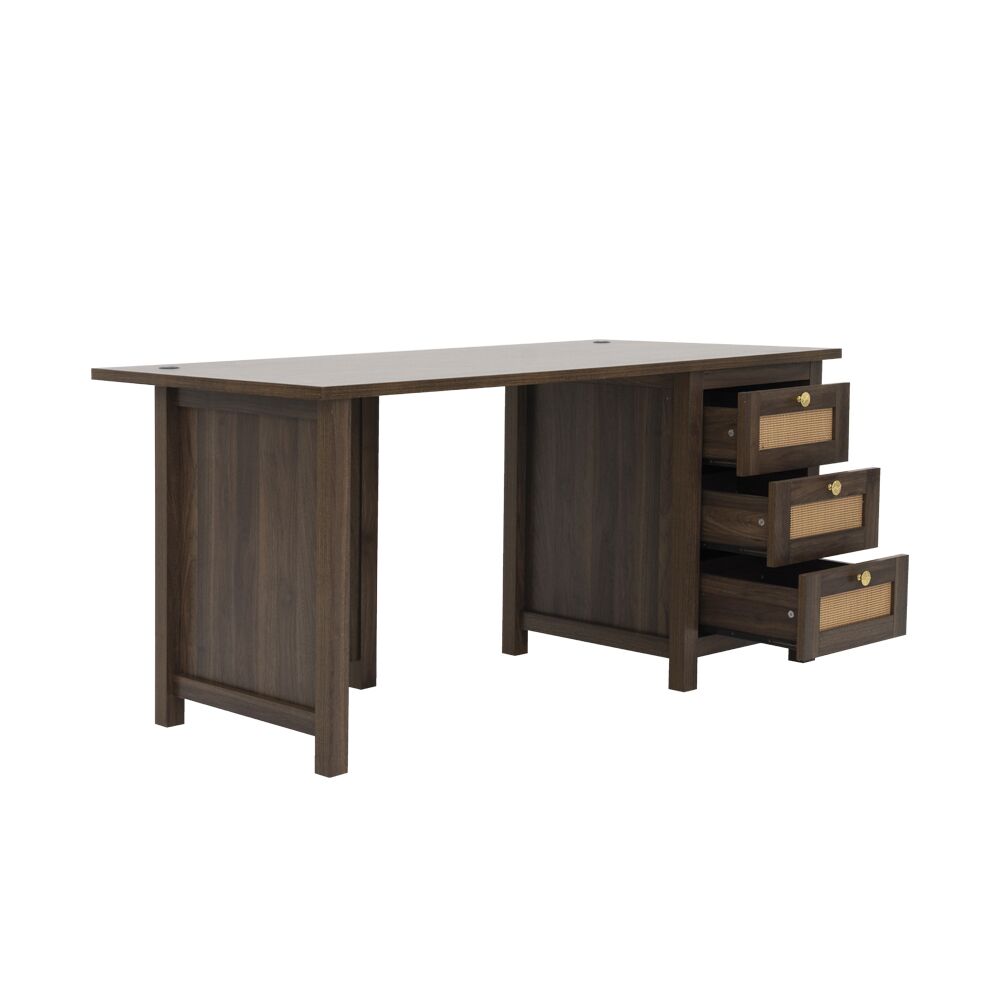 Agoda Study Desk-Walnut - Image 4