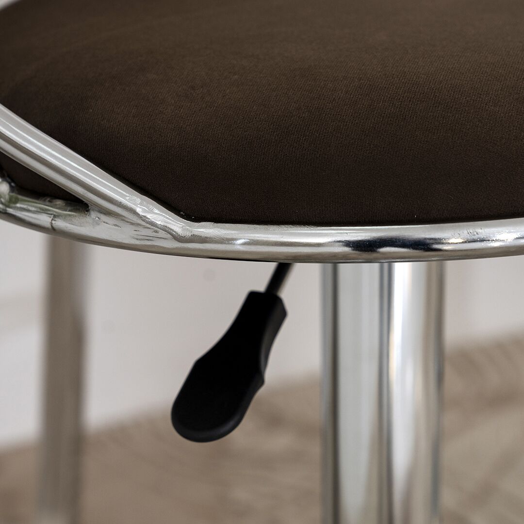 Neero Bar Chair-Dark Brown - Image 6