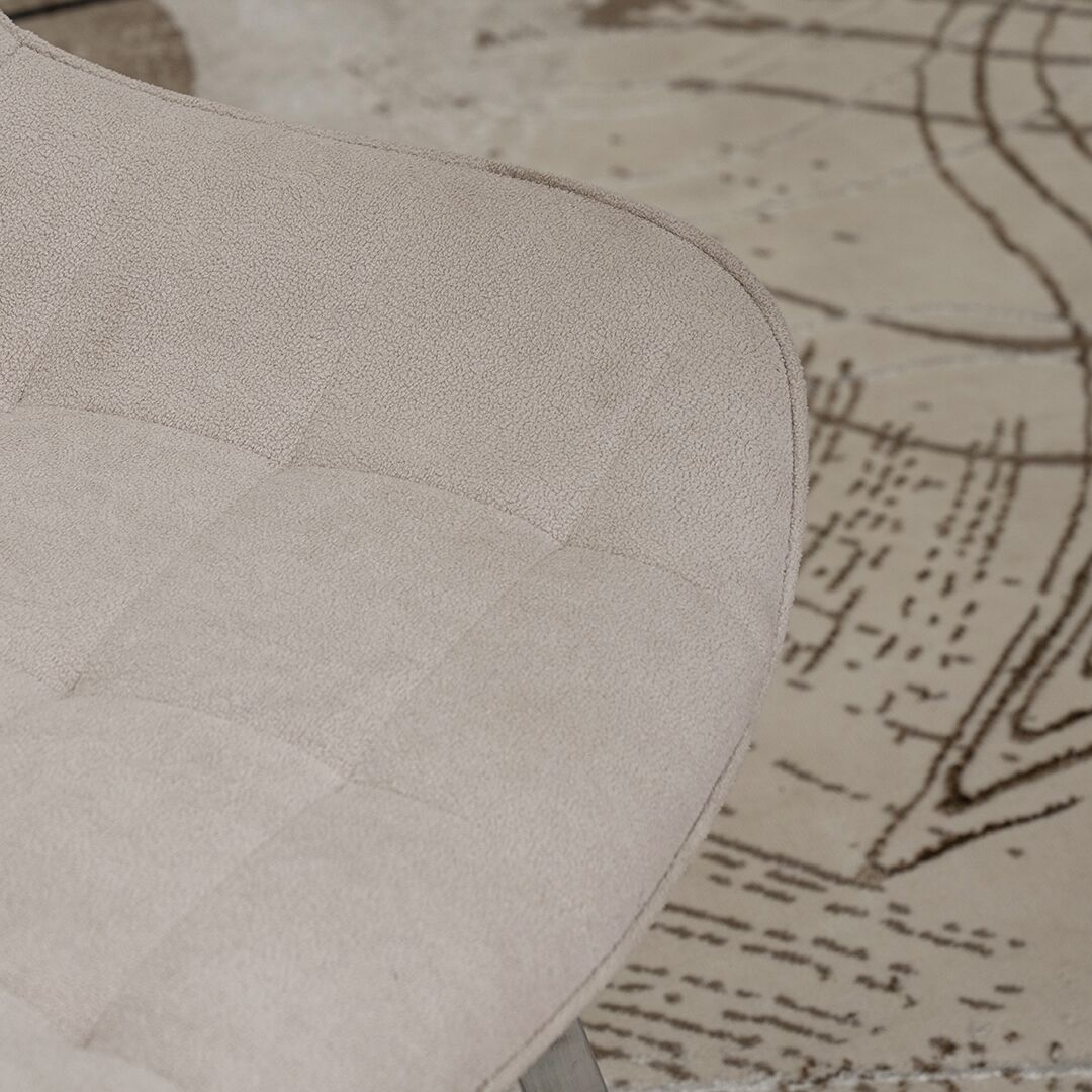 Craft Swivel Dining Chair-Beige - Image 5