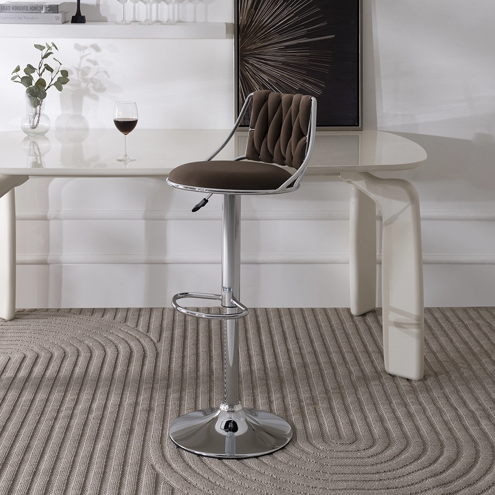 Neero Bar Chair-Dark Brown