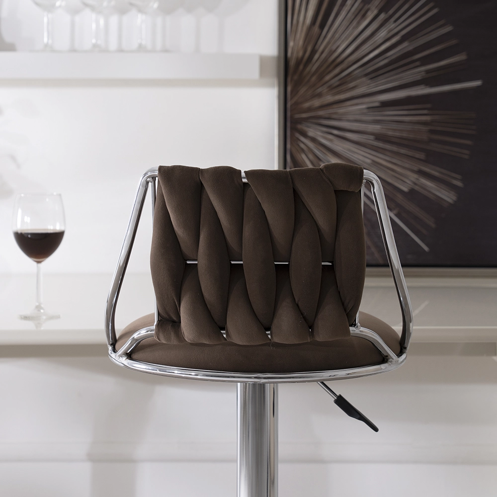 Neero Bar Chair-Dark Brown - Image 7
