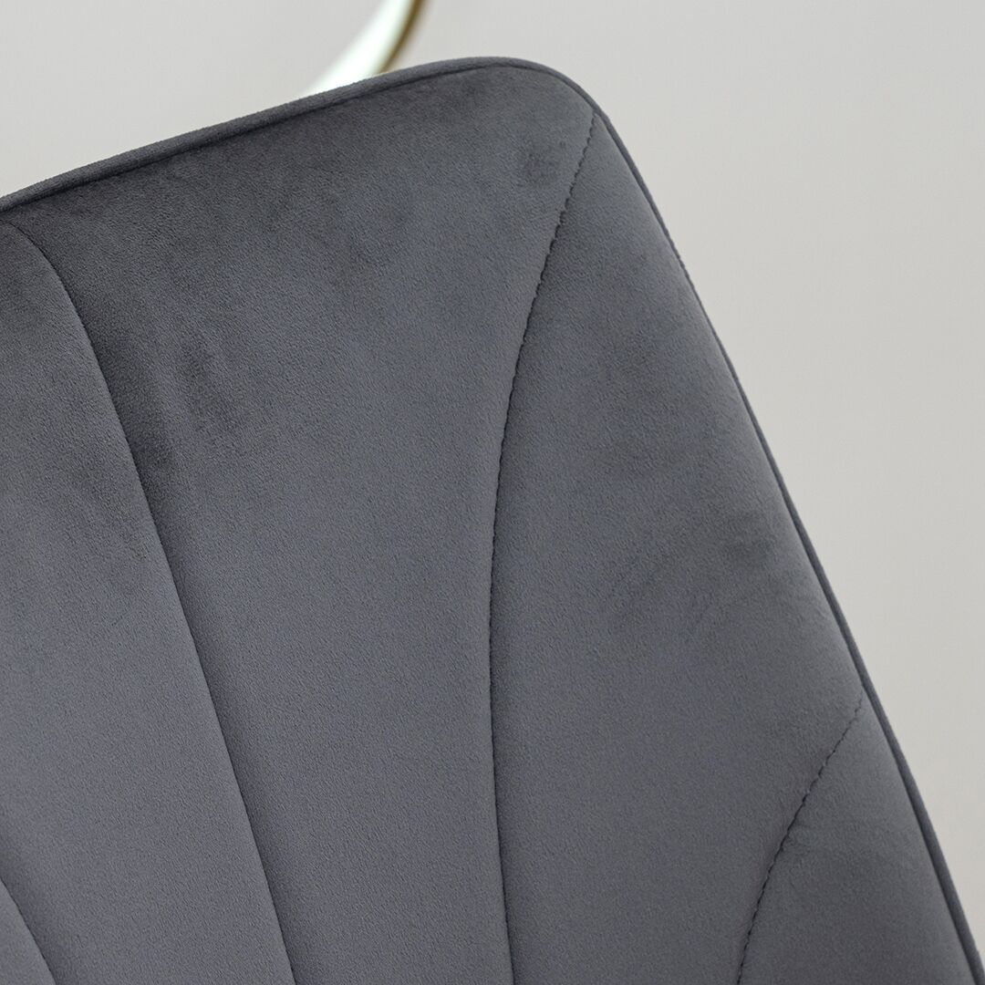 Sentio Swivel Dining Chair-Dark Grey - Image 5