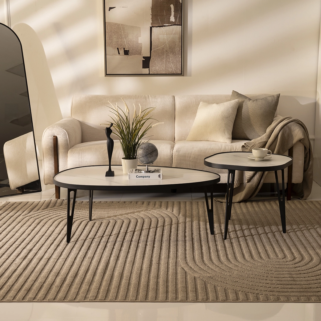 Aras 2 piece Coffee Table Set