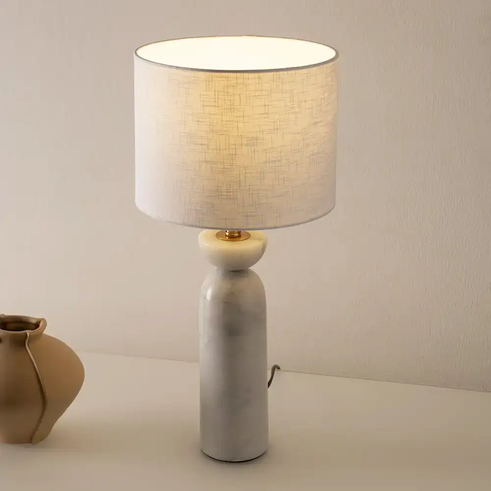Avero marble table lamp 23x23x48cm - Image 4