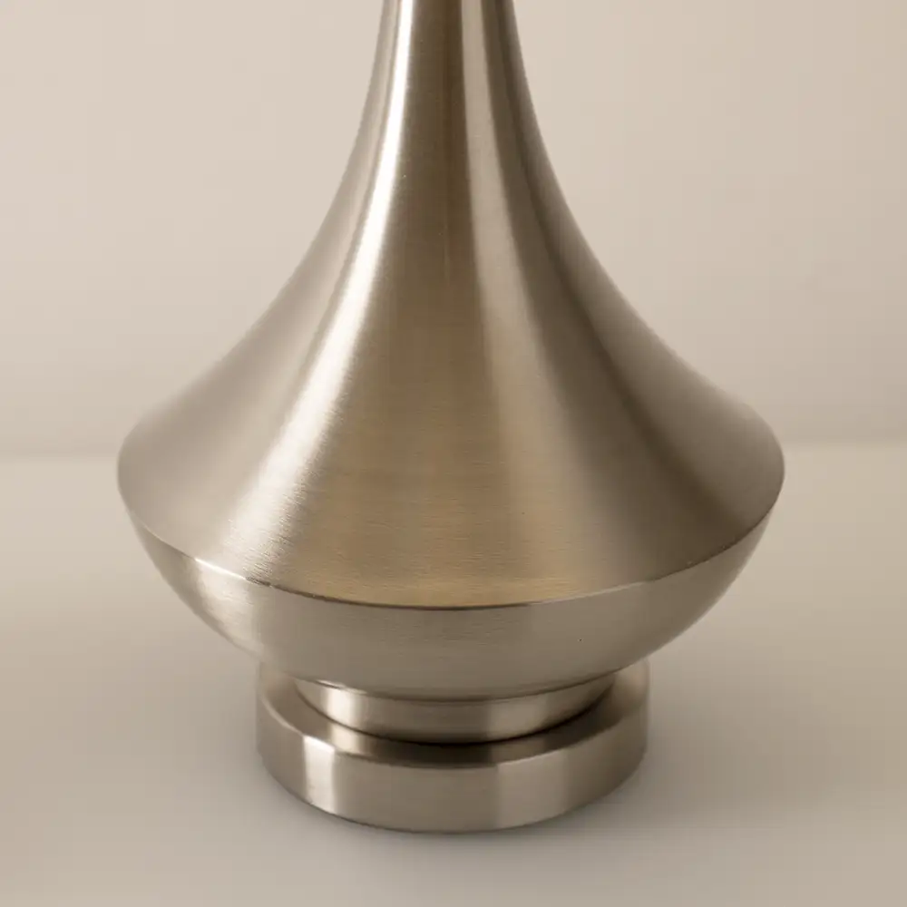 Avero metal table lamp silver 35x35x62cm - Image 3