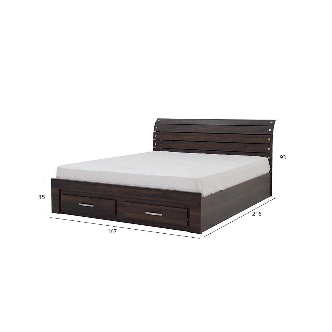 Como Queen Bed With Drawers 160*200 CM - Image 2