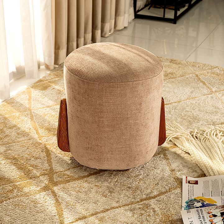 Dante Round Pouffe – Small - Image 6