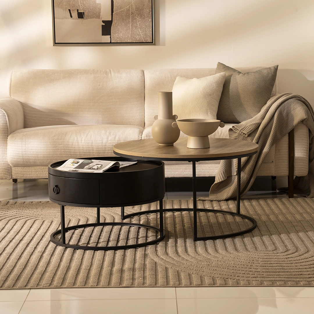 Elva 2 piece Coffee Table Set