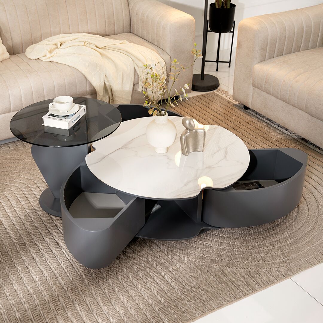 Fern 2 piece Coffee Table Set - Image 8