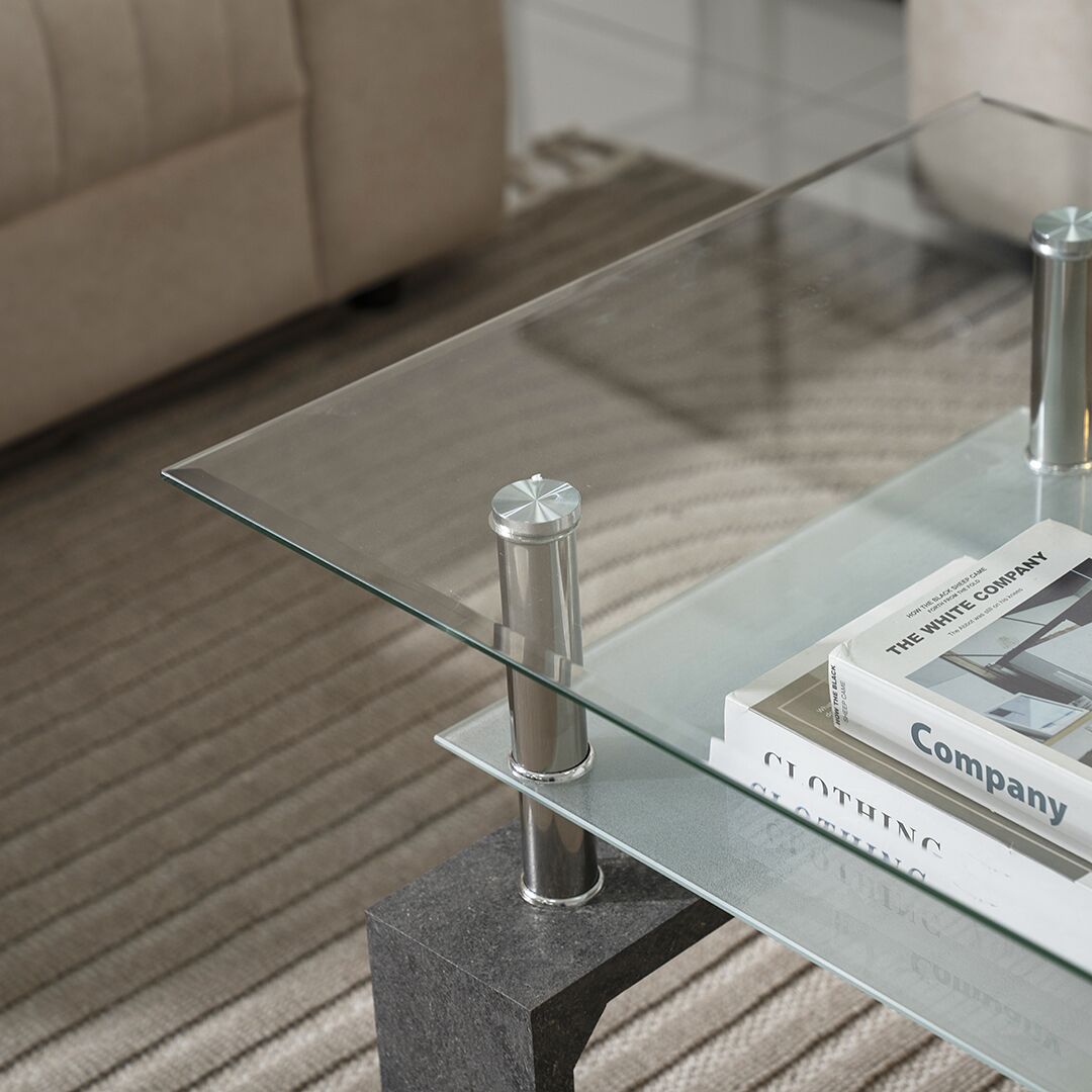 Lucas Coffee Table-Grey - Image 4