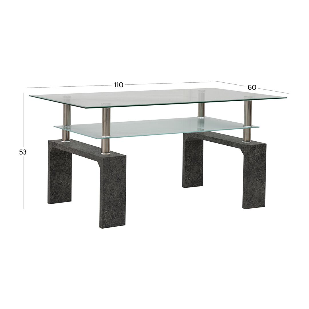 Lucas Coffee Table-Grey - Image 2