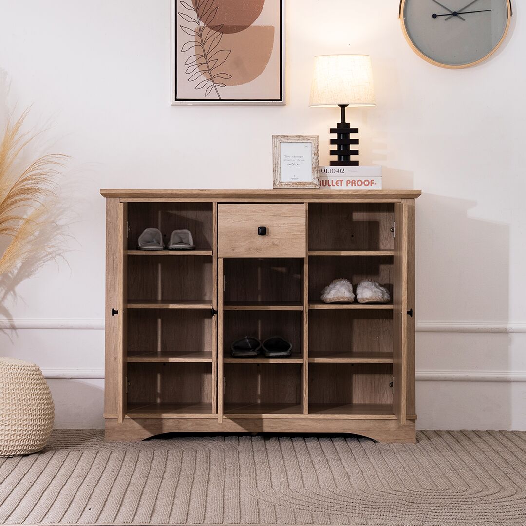 Tyrell Shoe Cabinet-Oak - Image 8