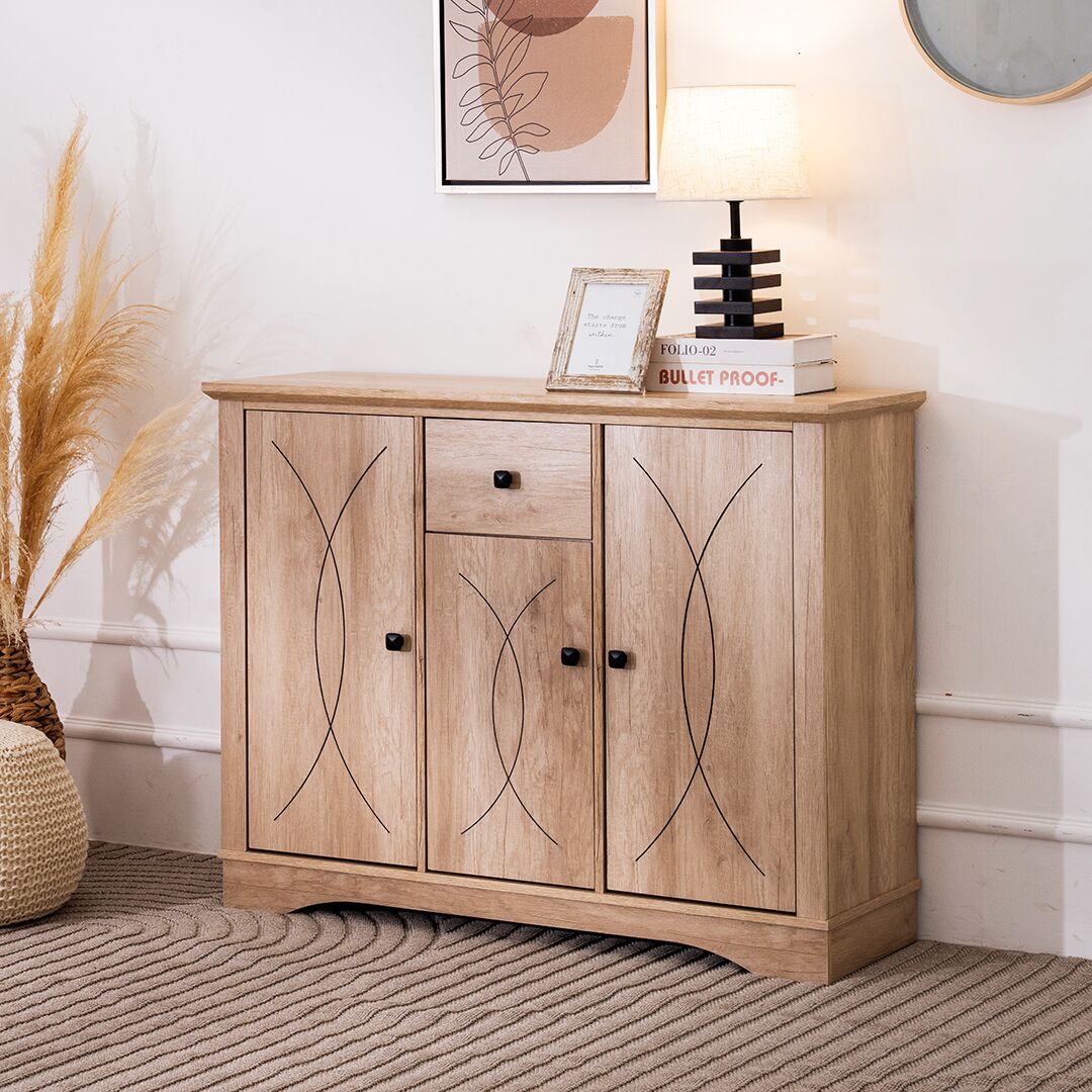 Tyrell Shoe Cabinet-Oak - Image 9