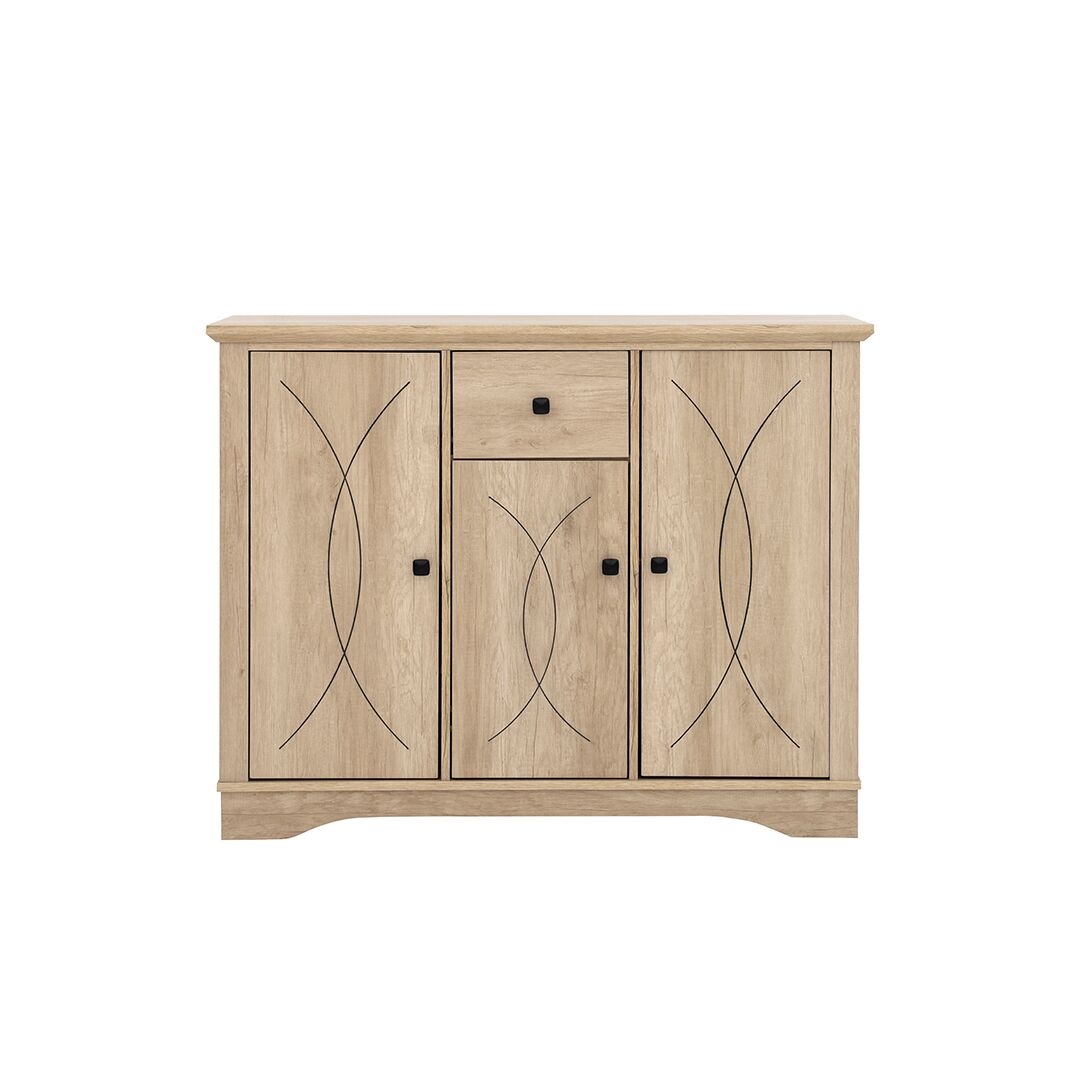 Tyrell Shoe Cabinet-Oak - Image 3