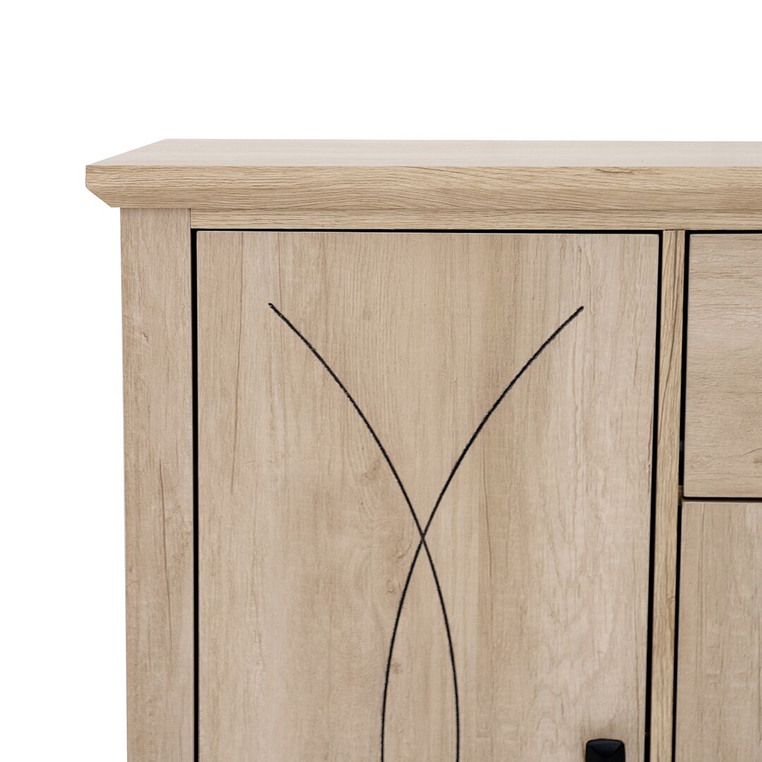 Tyrell Shoe Cabinet-Oak - Image 5