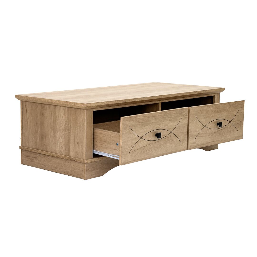 Tyrell Coffee Table-Oak - Image 4