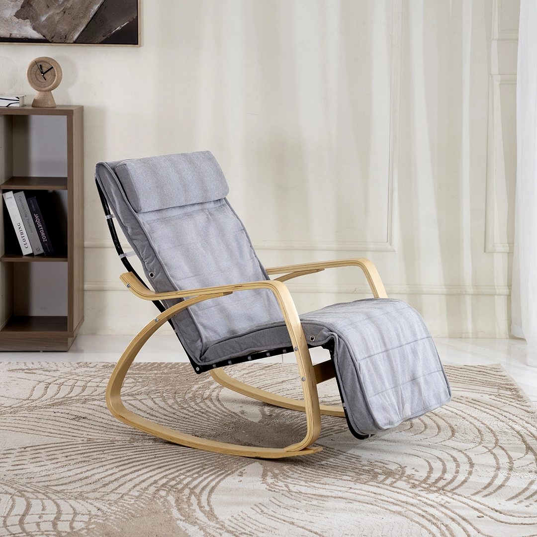 Kangbo Rocking Chair-Light Grey - Image 8