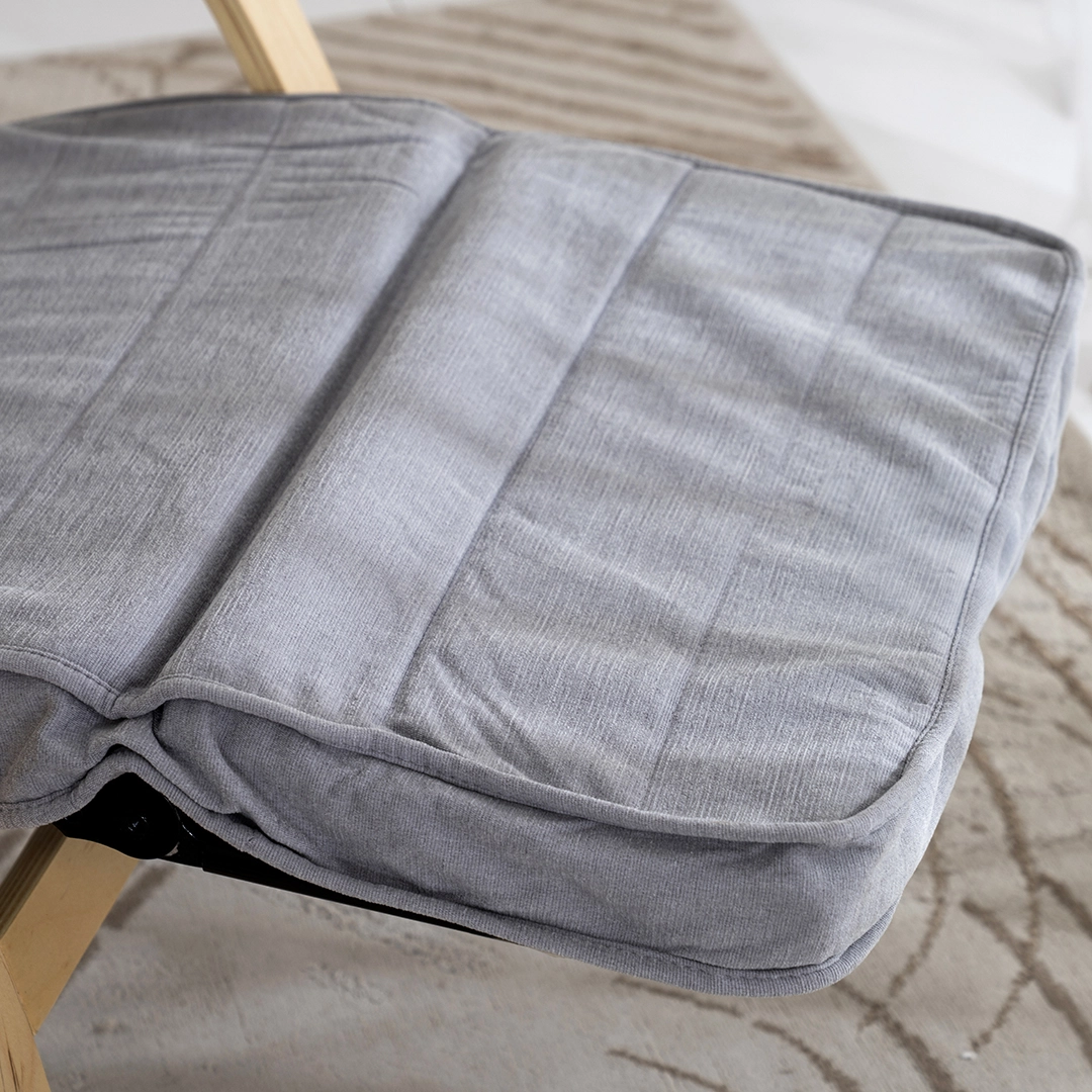 Kangbo Rocking Chair-Light Grey - Image 4