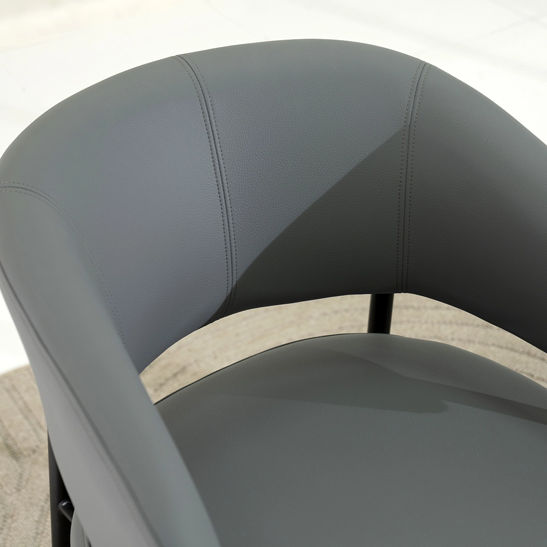 Olivia Dining Chair-Grey - Image 5