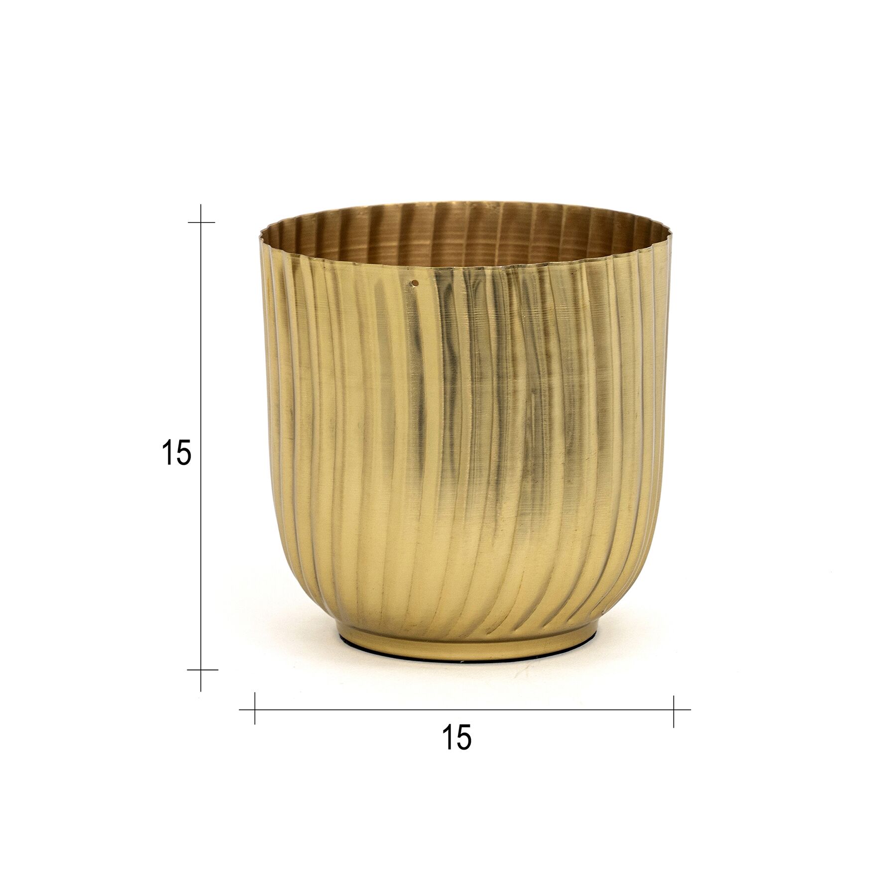 Denis Metal Texture Planter-15CM - Image 2