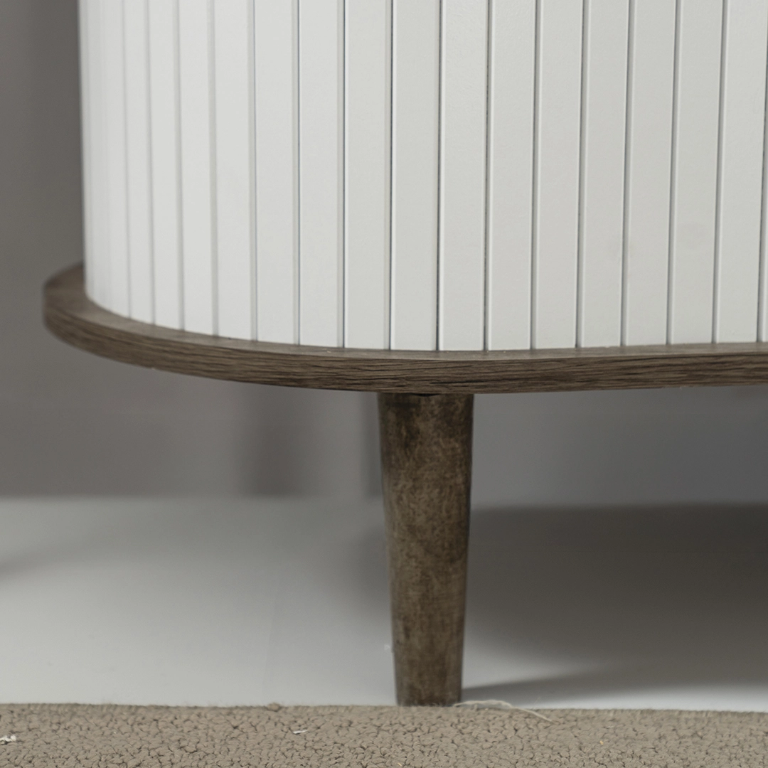 Curve Tv Unit-Grey Oak - Image 5