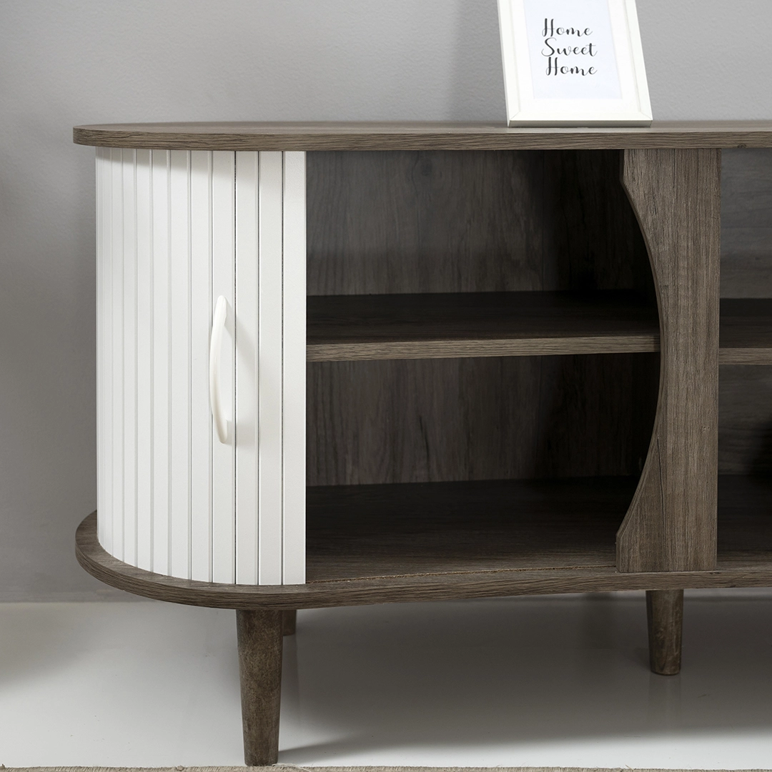 Curve Tv Unit-Grey Oak - Image 7