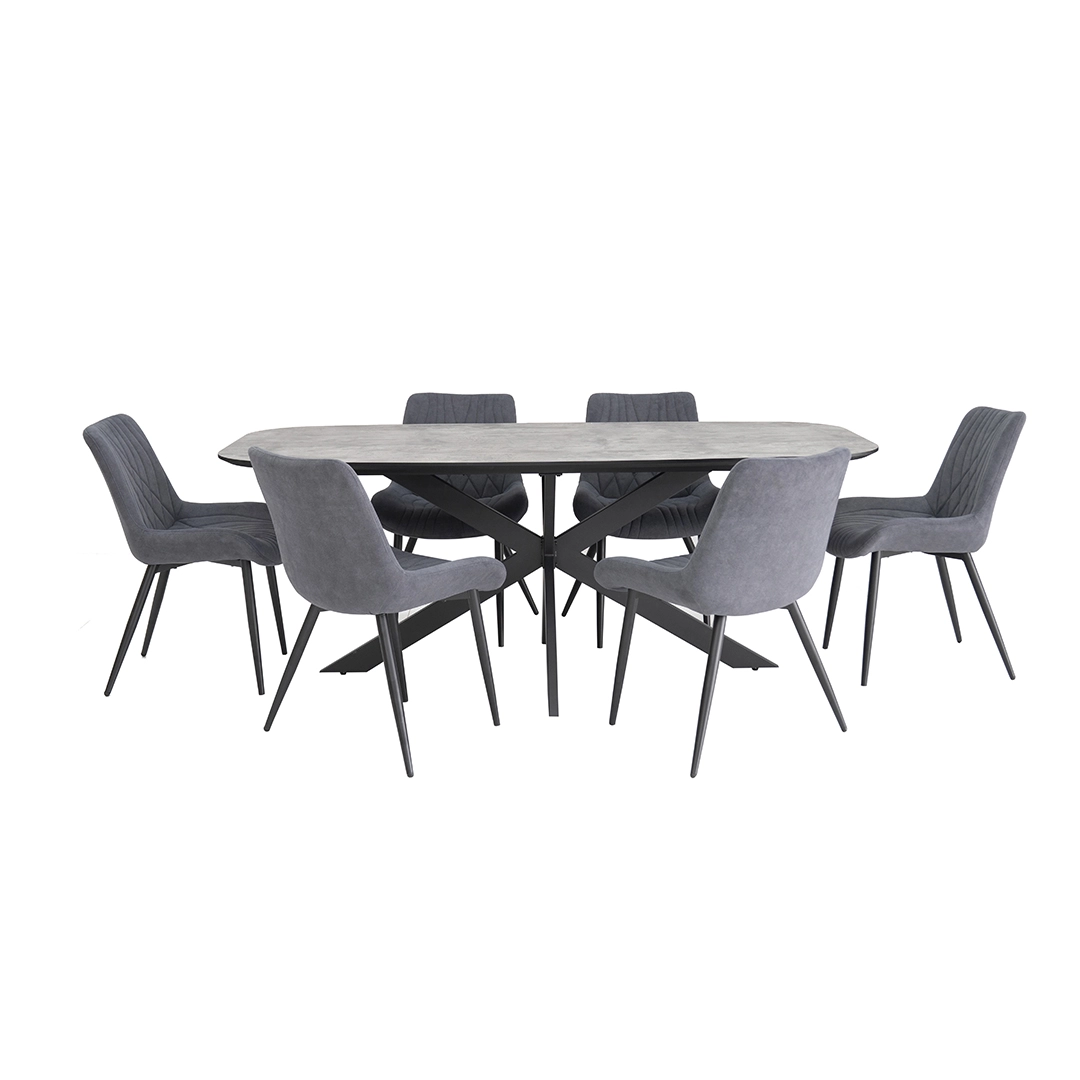 Diamond 6-Seater Dining Set - Image 4