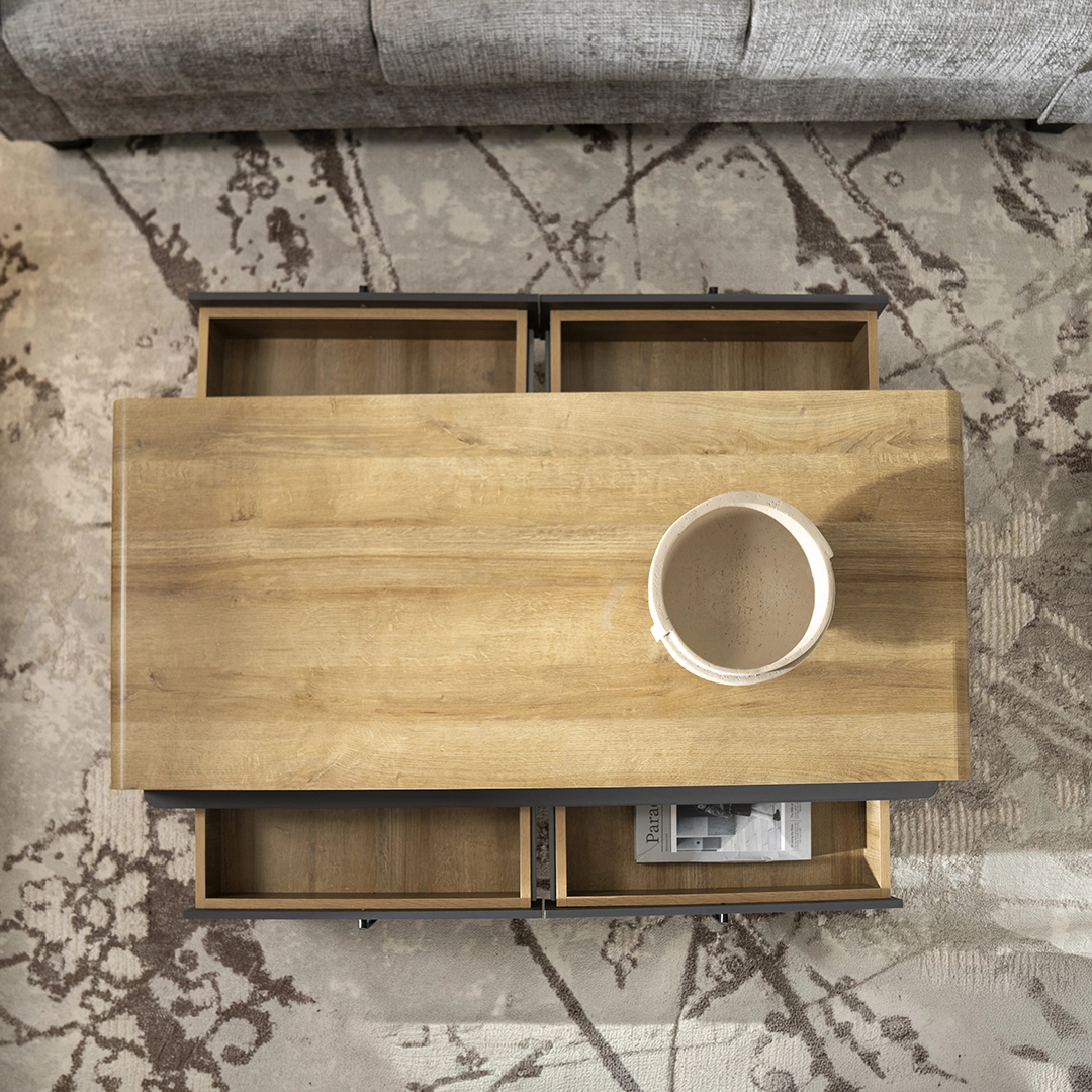 Atrisa Coffee Table-Rivera Oak - Image 4
